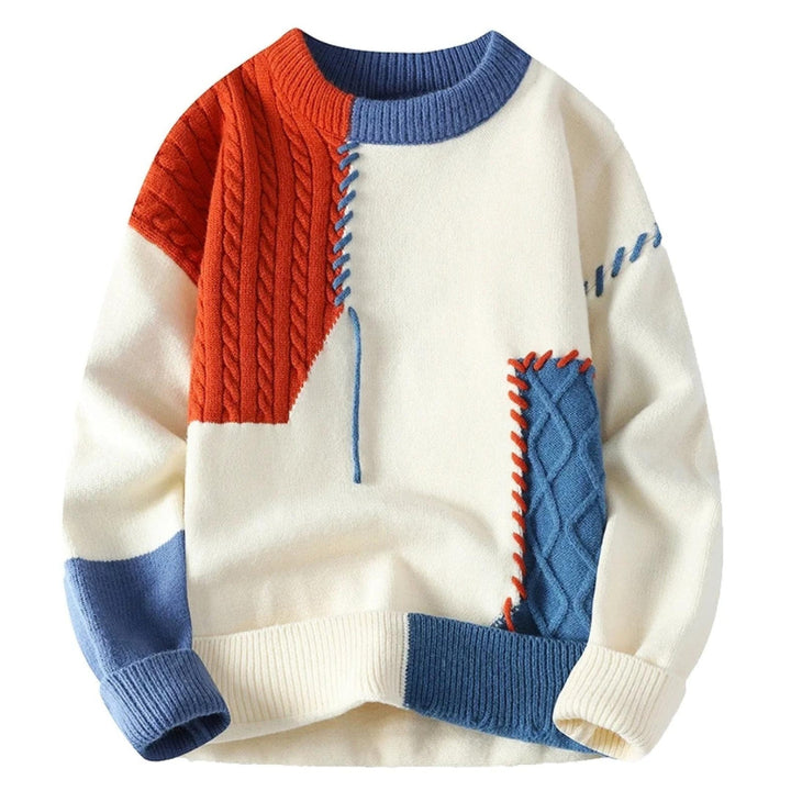 Kieran - Cozy Patchwork Sweater