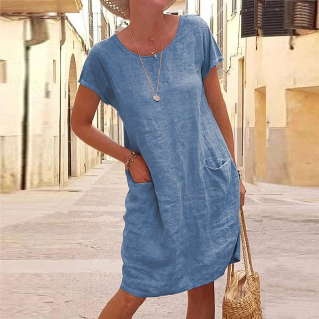 CARLOTTA™ | CASUAL DRESS WITH BELLY HIDER