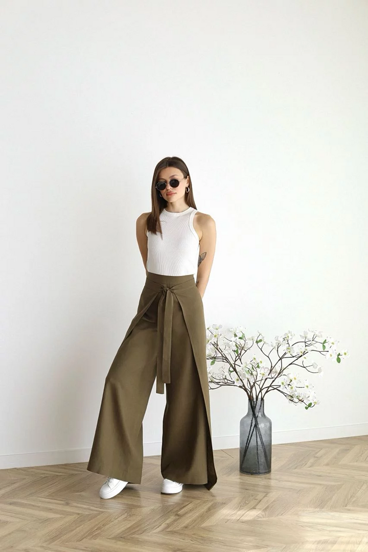 LOUISA | WIDE-CUT PANTS