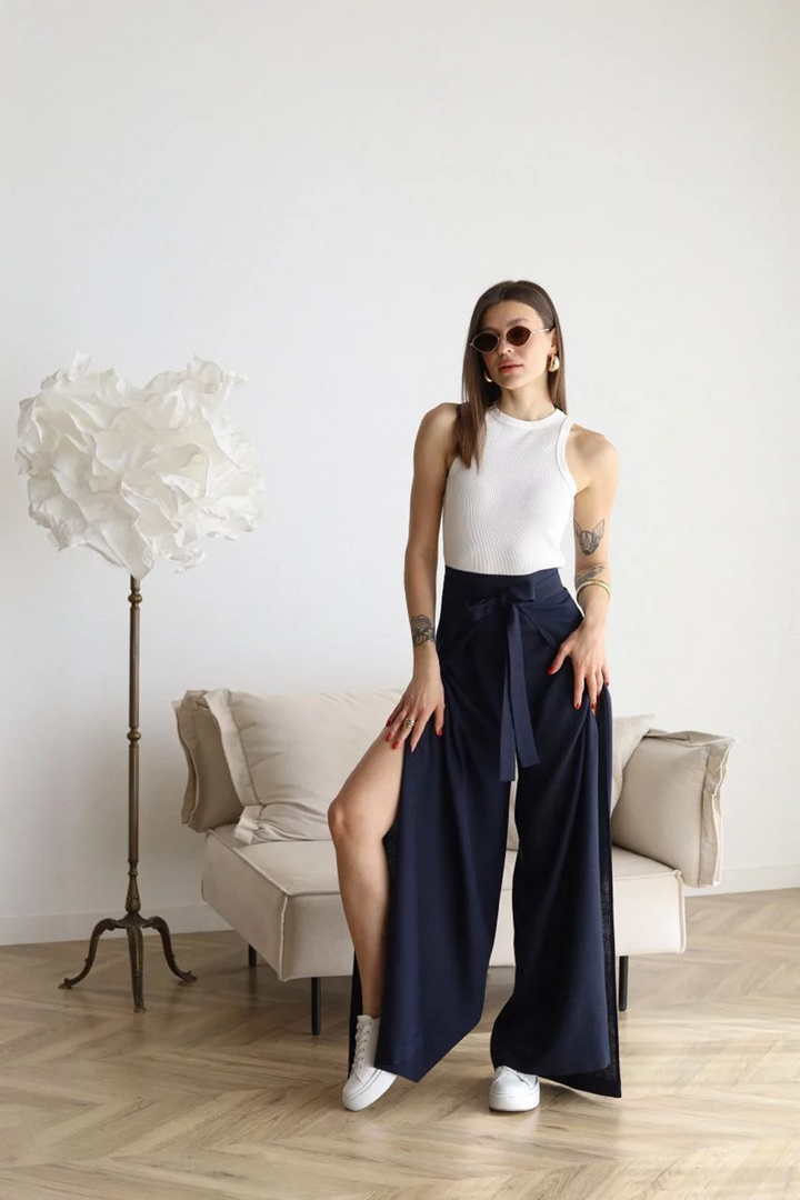 LOUISA | WIDE-CUT PANTS