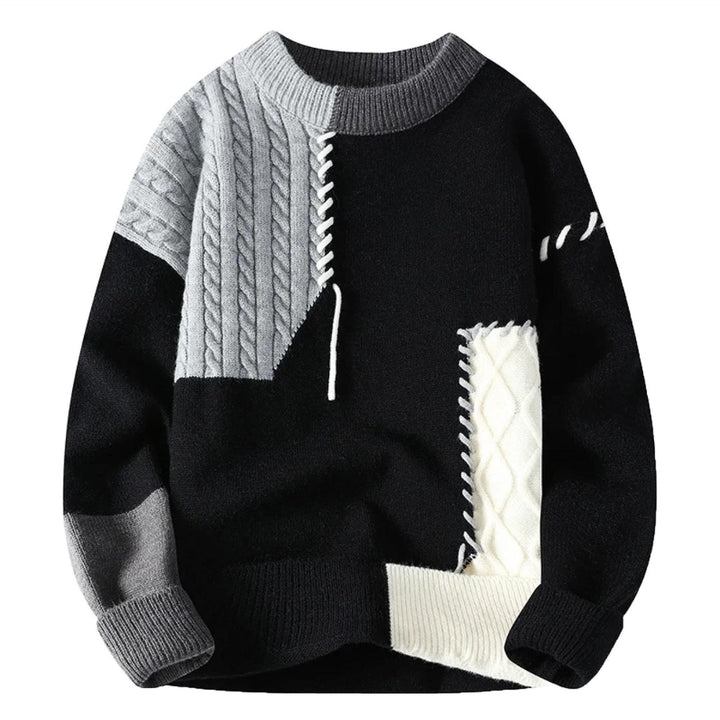 Kieran - Cozy Patchwork Sweater