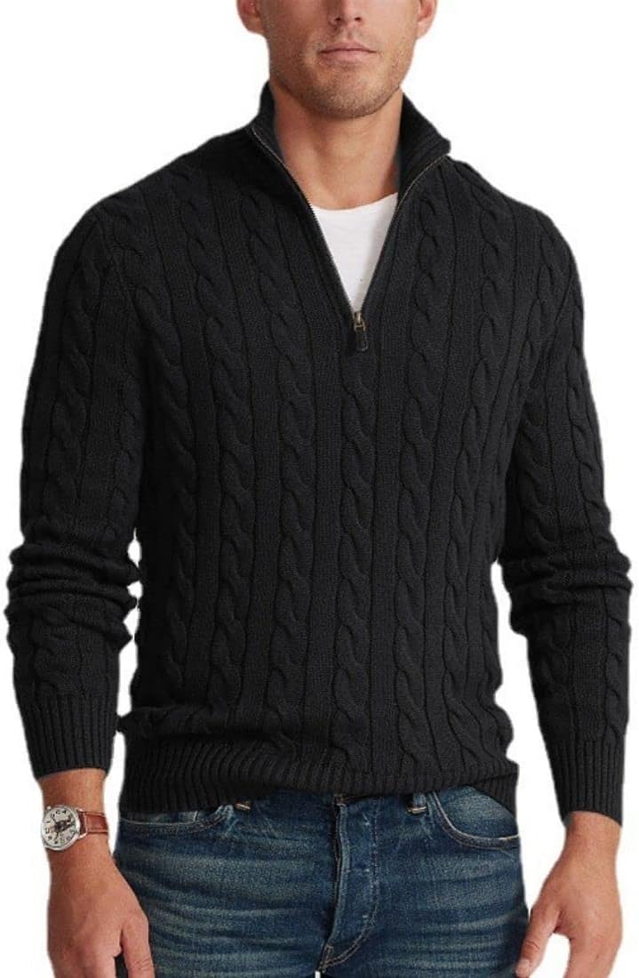 Toby - Cozy Half Zip Sweater