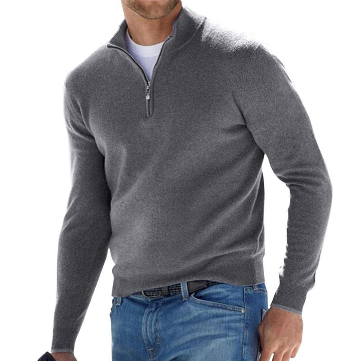 Jamie - Comfy Half Zip Sweater