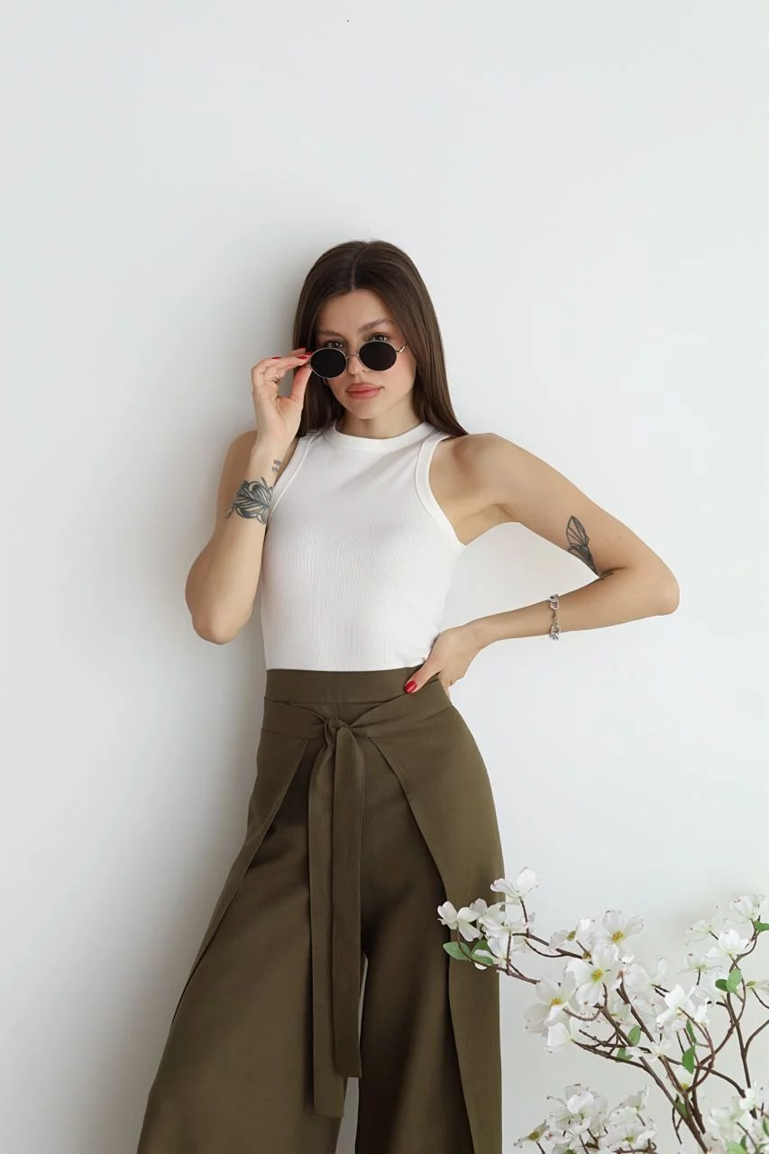 LOUISA | WIDE-CUT PANTS