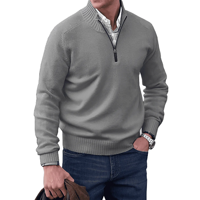 Oisin - Comfy Half Zipped Sweater