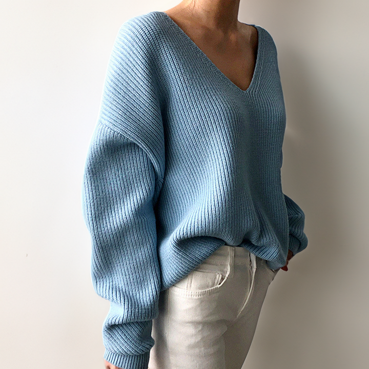 Janna - Soft ply knit sweater