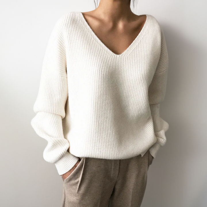 Janna - Soft ply knit sweater