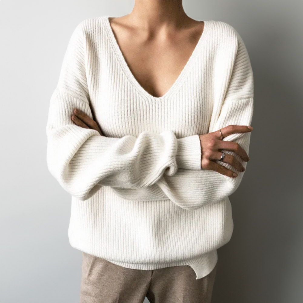 Janna - Soft ply knit sweater