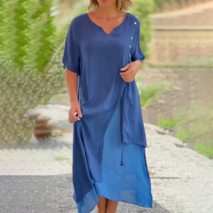 Emma - V-neck Loose Dress