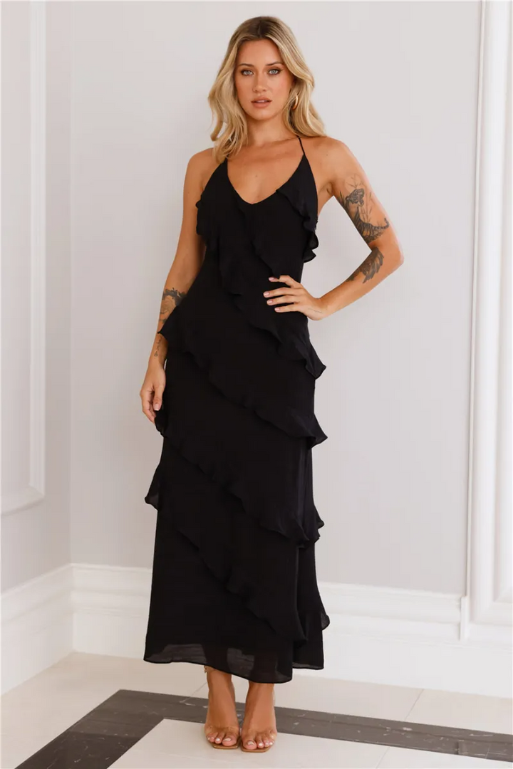 Holly - Ruffle Maxi Dress